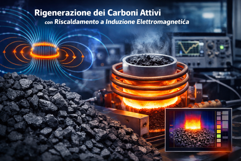 Rigenerazione dei carboni attivi mediante riscaldamento a induzione elettromagnetica diretta